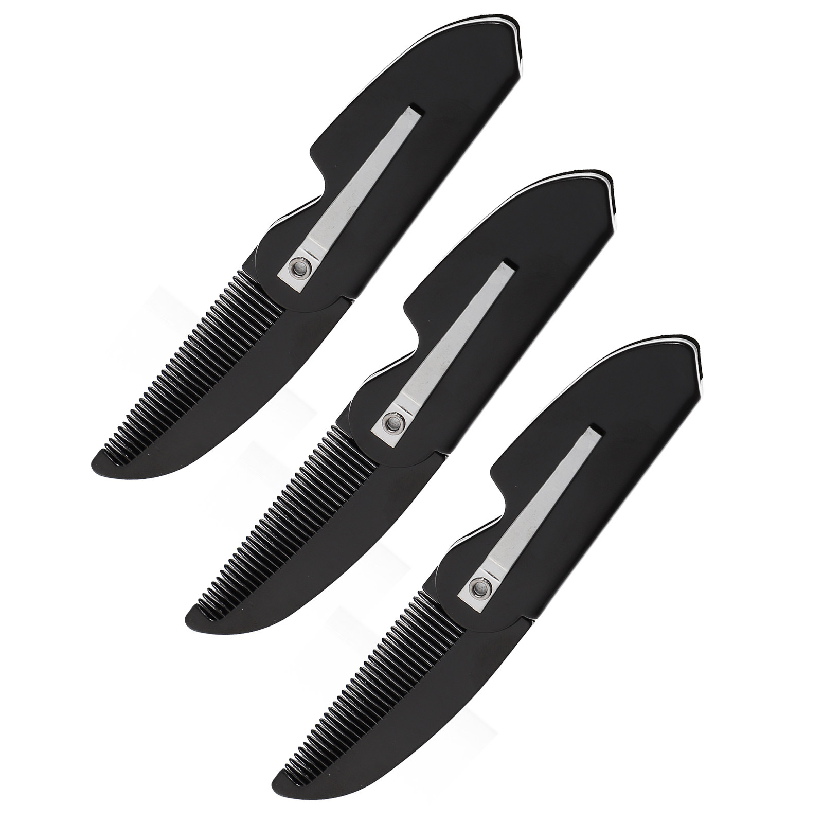 3Pcs Foldable Beard Combs Plas - Grooming Men'S Hair review and price