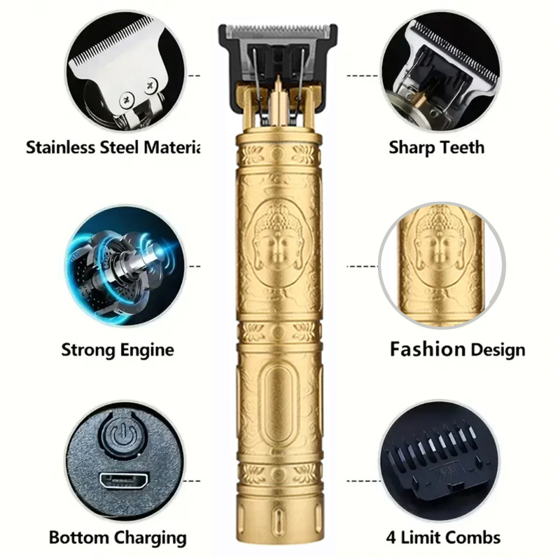 Cordless T9 Hair Trimmer for M - Electric Shaver Rotary review and price