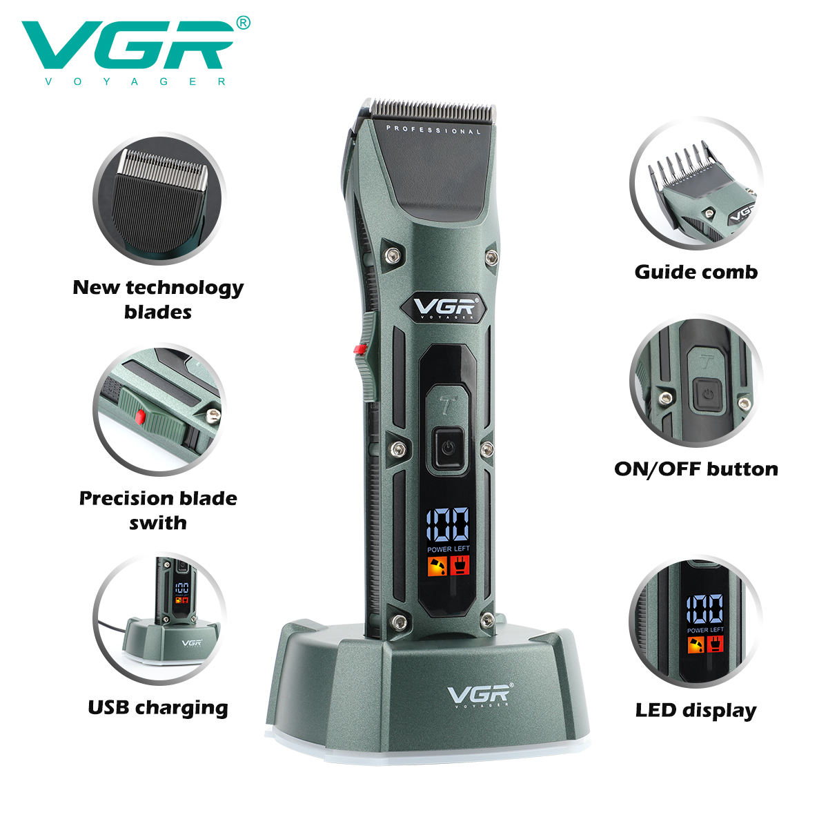 VGR V-696 New metal Popular Sa - Electric Shaver Rotary review and price